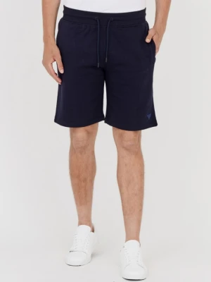 GUESS Granatowe dresowe szorty męskie, Rozmiar XXL