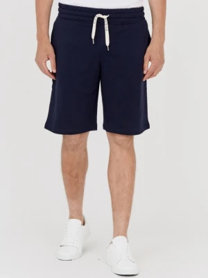 GUESS Granatowe dresowe szorty męskie, Rozmiar XXL