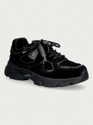Guess IRRINA sneakersy damskie zamszowe czarny