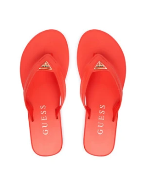 Guess Japonki FLJCNY ELE24 Czerwony