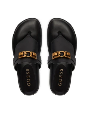 Guess Japonki FLJFRR LEA03 Czarny