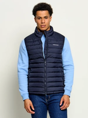 Guess Jeans Bezrękawnik | Regular Fit granatowy