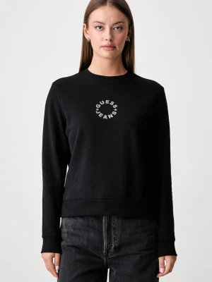 Guess Jeans bluza damska bawełniana czarny