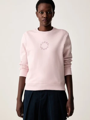Guess Jeans bluza damska bawełniana różowy