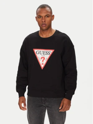 Guess Jeans Bluza M4YQ21 K9V31 Czarny Oversize