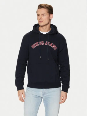 Guess Jeans Bluza M5RQ44 KCPR1 Granatowy Regular Fit