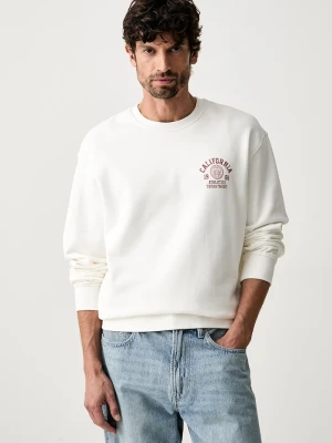 Guess Jeans bluza męska bawełniana biały