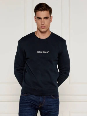 Guess Jeans Bluza | Slim Fit granatowy