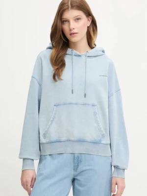 Guess Jeans bluza z kapturem damska bawełniana