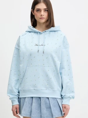 Guess Jeans bluza z kapturem damska bawełniana