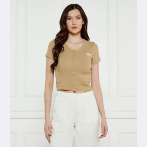 Guess Jeans Bluzka SNAP EMBRO | Cropped Fit