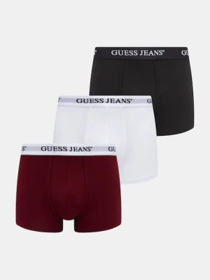 Guess Jeans bokserki 3-pack męskie kolor bordowy M4BZ48 K6YW1