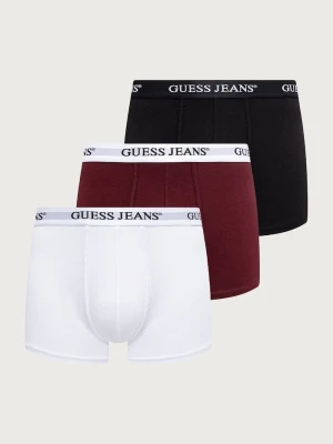 Guess Jeans bokserki dopasowane męskie 3-pack czarny