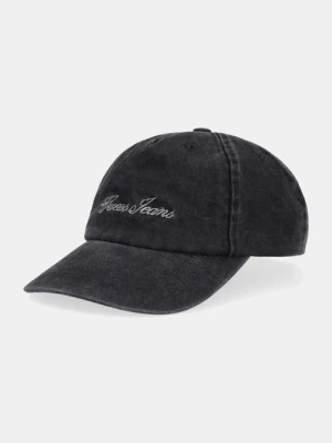 Guess Jeans czapka z daszkiem jeansowa
