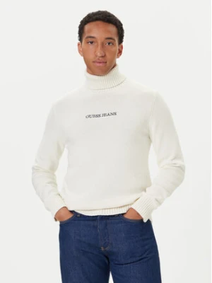 Guess Jeans Golf M5BR58 Z0561 Écru Regular Fit