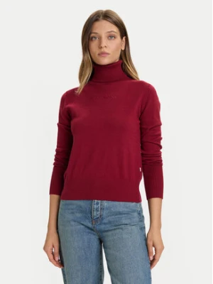 Guess Jeans Golf W4BR15 Z3HO2 Czerwony Regular Fit
