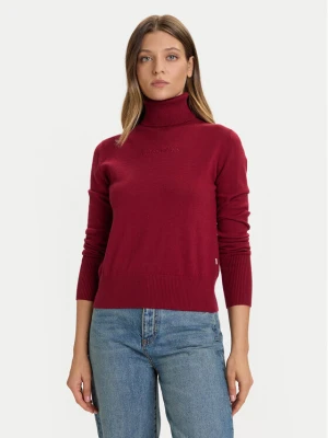 Guess Jeans Golf W4BR15 Z3HO2 Czerwony Regular Fit