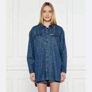 Guess Jeans Jeansowa koszula | Oversize fit
