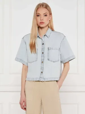 Guess Jeans Jeansowa koszula | Relaxed fit