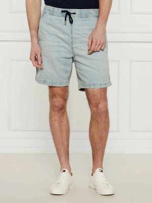 Guess Jeans Jeansowe szorty | Regular Fit błękitny