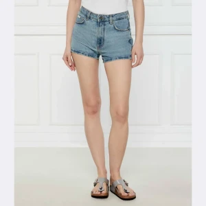 Guess Jeans Jeansowe szorty VINTAGE | Regular Fit | z dodatkiem lnu