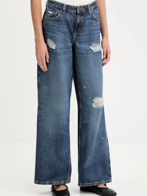 Guess Jeans jeansy damskie kolor granatowy W5YA0Y D5R22