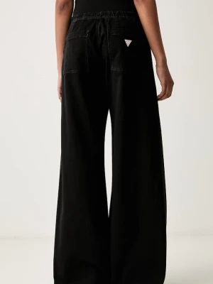 Guess Jeans jeansy jogger damskie czarny