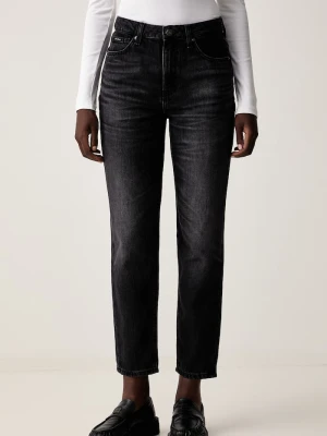 Guess Jeans jeansy mom fit damskie czarny