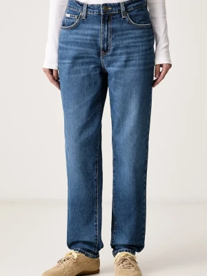 Guess Jeans jeansy mom fit damskie niebieski