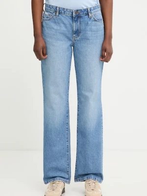 Guess Jeans jeansy straight damskie niebieski