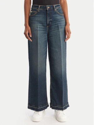 Guess Jeans Jeansy W5BA2Z D5RAB Granatowy Wide Leg