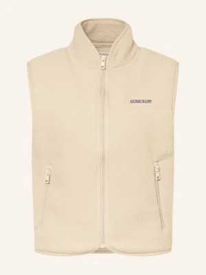 Guess Jeans Kamizelka Polarowa weiss