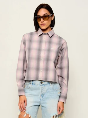 Guess Jeans Koszula | Cropped Fit różowy