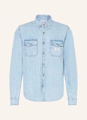 Guess Jeans Koszula Jeansowa Regular Fit blau