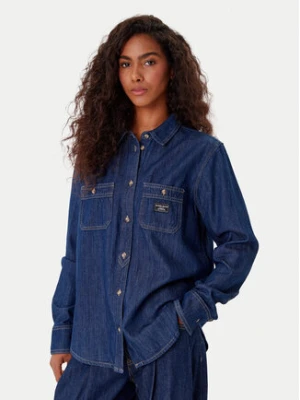 Guess Jeans Koszula jeansowa W5YH37 D5M8D Granatowy Regular Fit