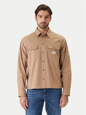 Guess Jeans Koszula M6RH60 WJ921 Brązowy Boxy Fit