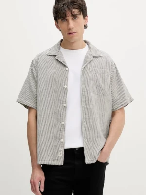 Guess Jeans koszula męska z dodatkiem lnu