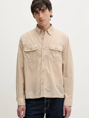 Guess Jeans koszula safari męska bawełniana