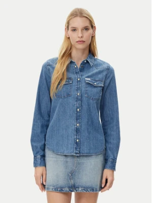 Guess Jeans Koszula W5RH35 D5M81 Niebieski Regular Fit