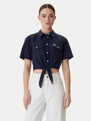 Guess Jeans Koszula W6GHA3 WO331 Granatowy Regular Fit