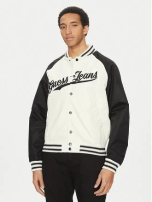 Guess Jeans Kurtka bomber M5GL32 WHAA2 Écru Regular Fit