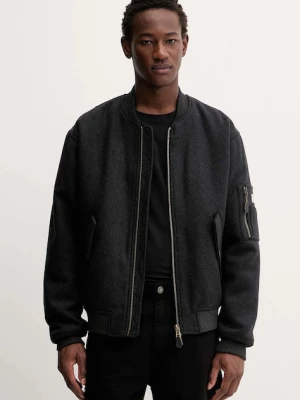 Guess Jeans kurtka bomber z dodatkiem wełny