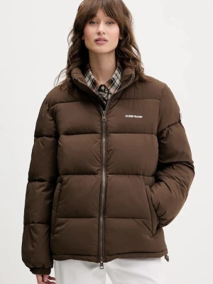 Guess Jeans kurtka damska kolor brązowy W4BL21 WGII2