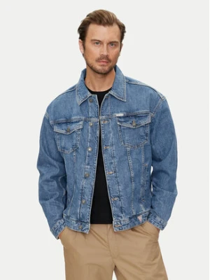 Guess Jeans Kurtka jeansowa M4YN38 D5DO2 Niebieski Regular Fit