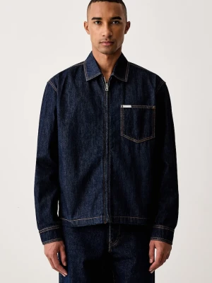 Guess Jeans kurtka jeansowa męska granatowy
