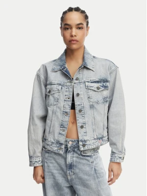 Guess Jeans Kurtka jeansowa W6GN56 D5M57 Niebieski Oversize