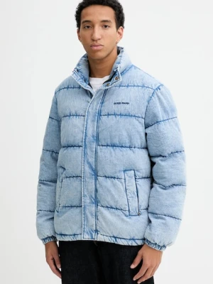 Guess Jeans kurtka kolor niebieski zimowa M5BL0Q D6181