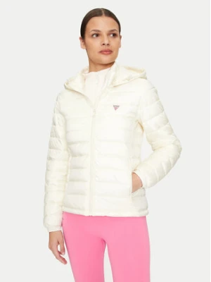 Guess Jeans Kurtka puchowa W4YL00 WG922 Écru Regular Fit