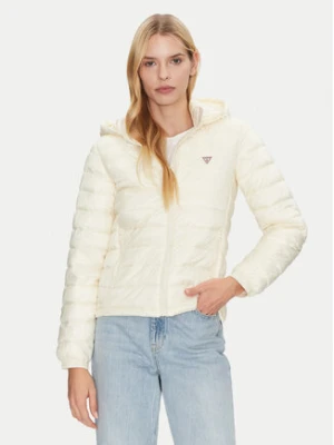 Guess Jeans Kurtka puchowa W5RL99 WHAB2 Écru Regular Fit
