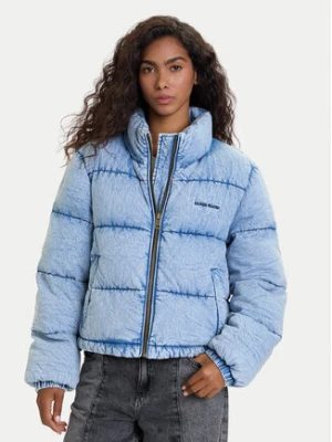 Guess Jeans Kurtka zimowa W5BL85 D6181 Niebieski Regular Fit